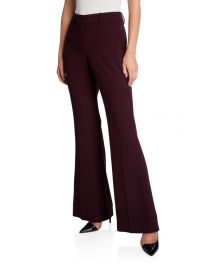 Elie Tahari Anna Satin Flare Pants at Neiman Marcus